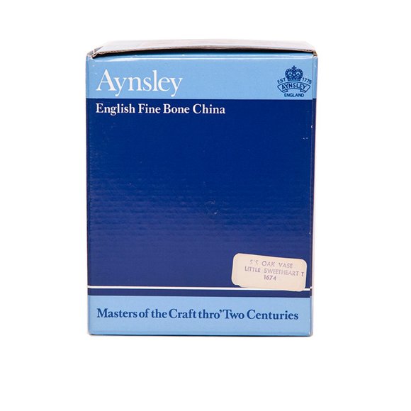 New Aynsley Little Sweetheart Oak Vase Ginger Jar - Picture 4 of 6